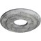 Ekena Millwork Classic Medallion (Canopies up to 7 1/4"), 12 3/8"OD x 4"ID x 1 1/8"P, Ultra Pure White Crackle CM12CLUWC - alternate 3